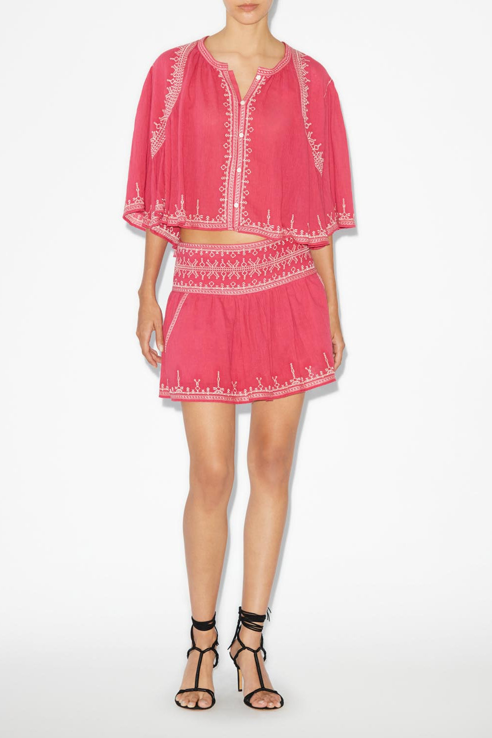 Haut perkins - Framboise - Woman - 2