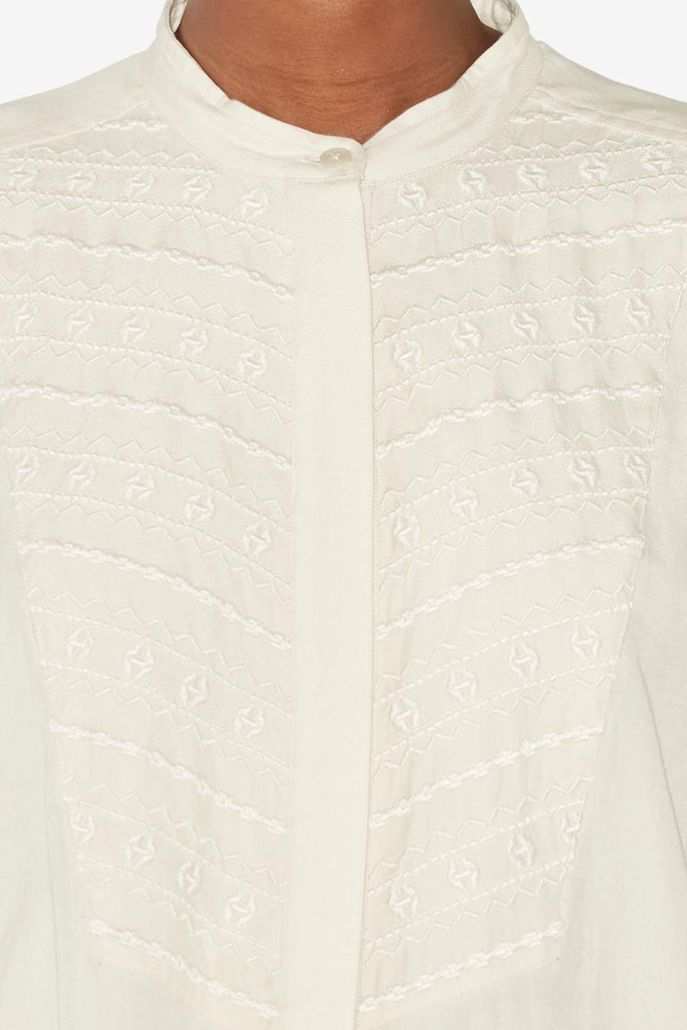 Chemise fluide à manches longues britten - Écru - Woman - 3