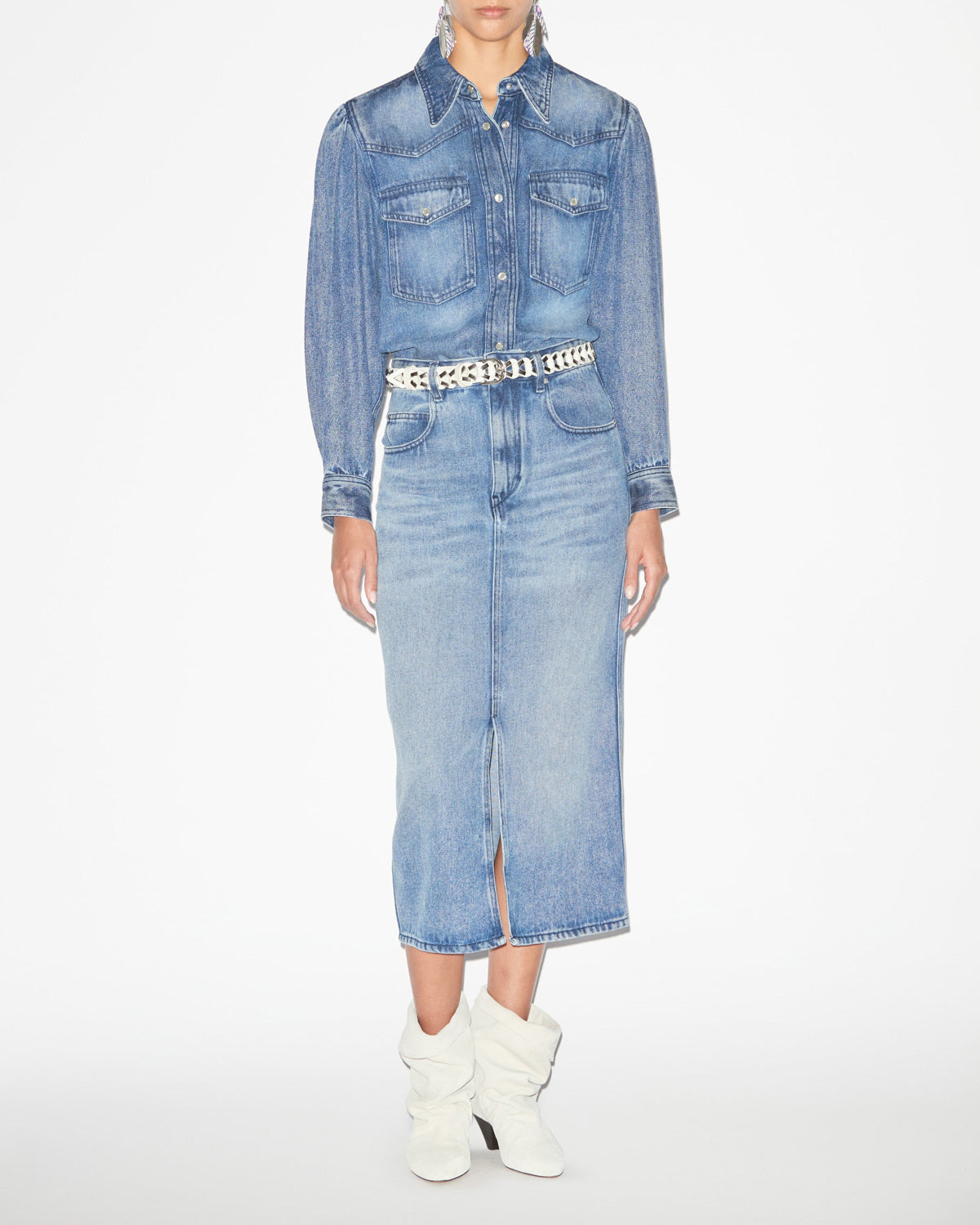 Gonna tilauria Woman Azzurro 4