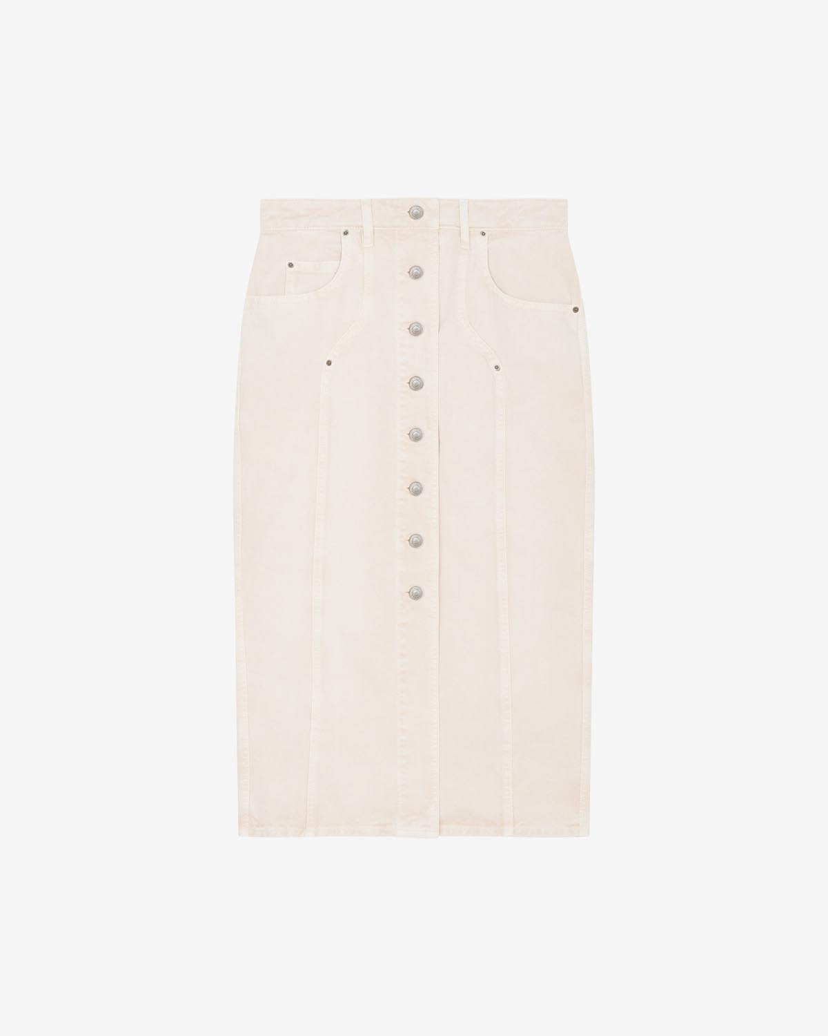 Vandy skirt Woman Ecru 1