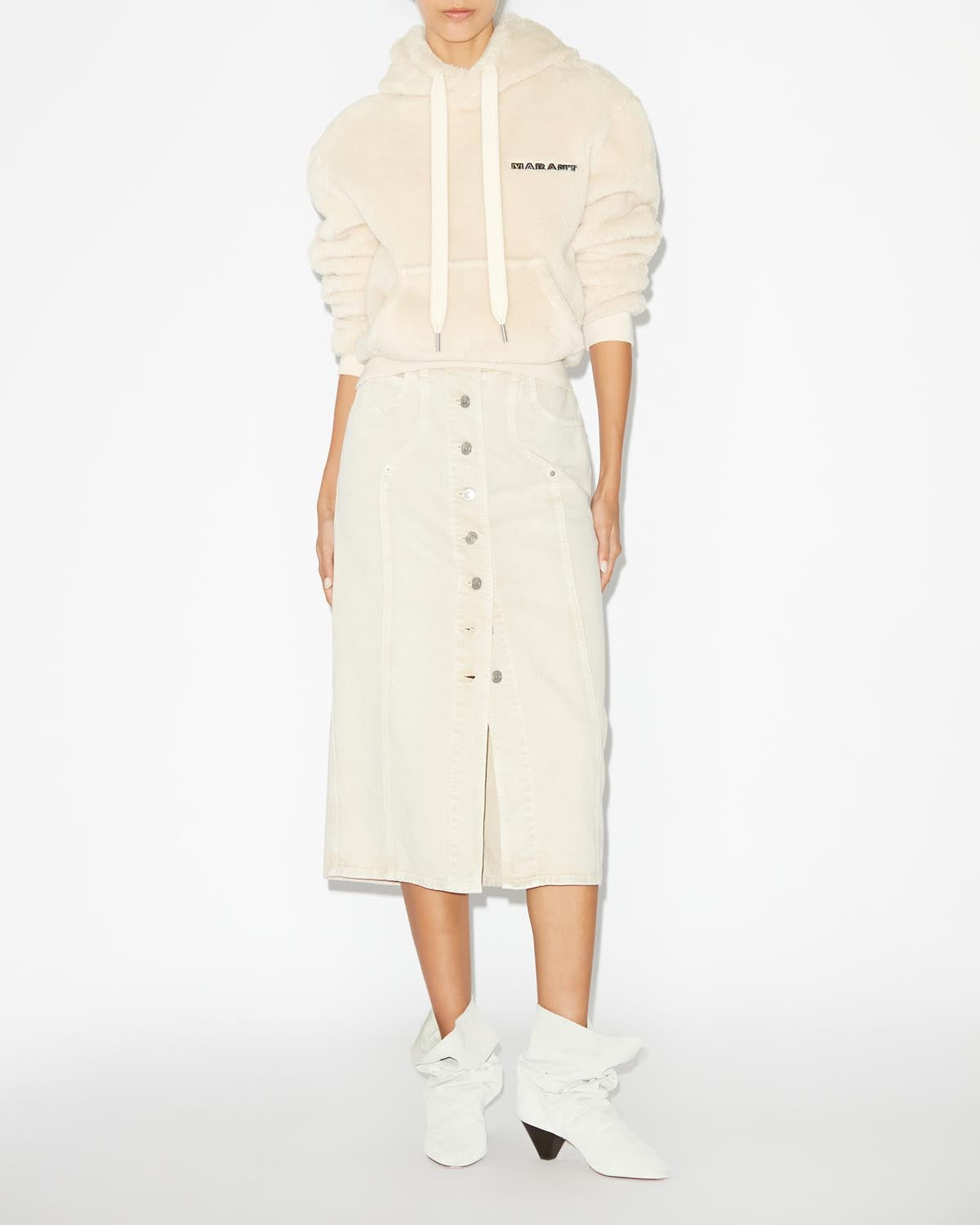 Vandy skirt Woman Ecru 5