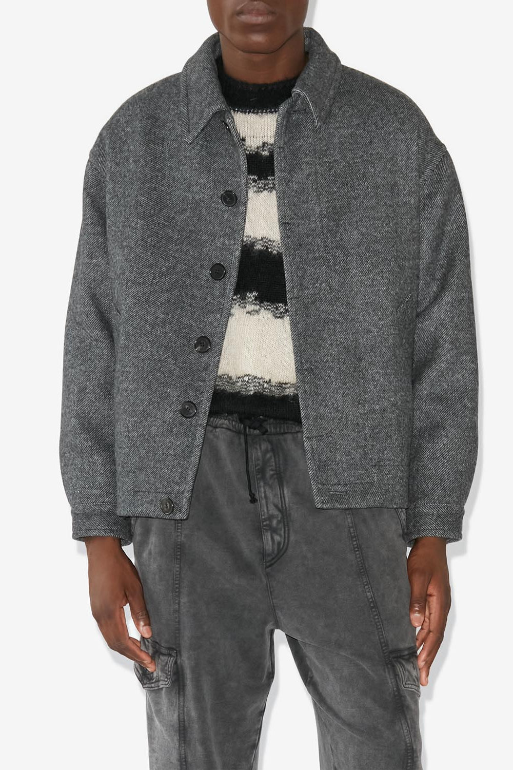 Simon coat - Gray - Man - 4