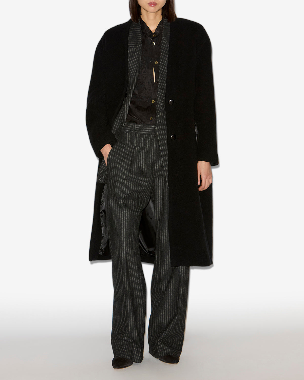 Florane coat Woman Black 4