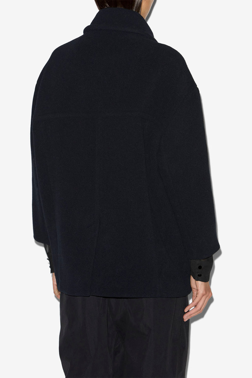 Manteau fiby en laine mélangée - Noir - Woman - 5