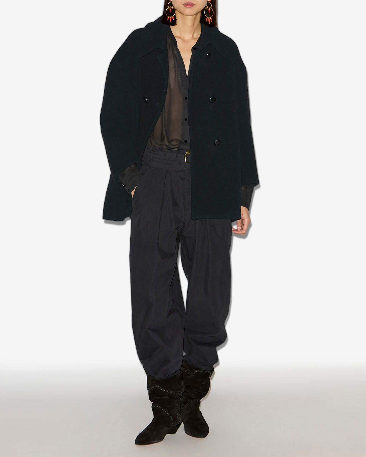 Manteau fiby Woman Noir 4