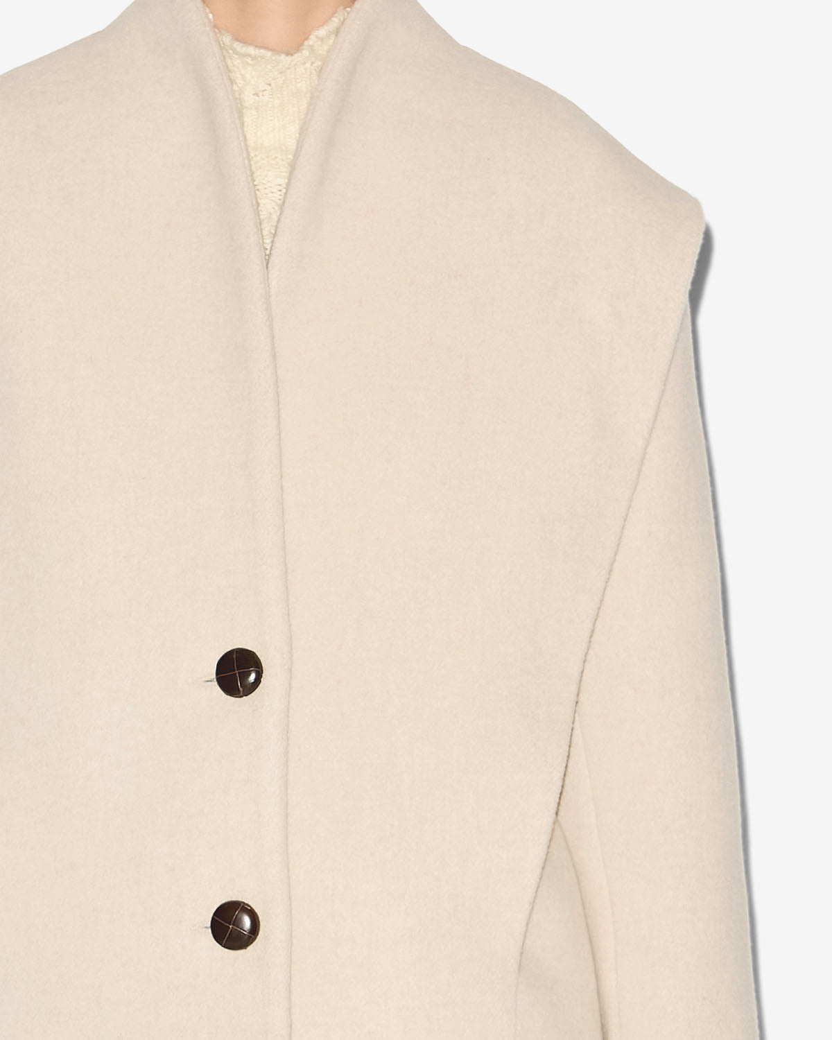 Dyogo coat Woman Ecru 2
