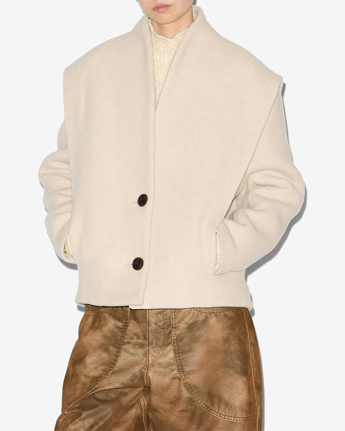 Dyogo coat Woman Ecru 5