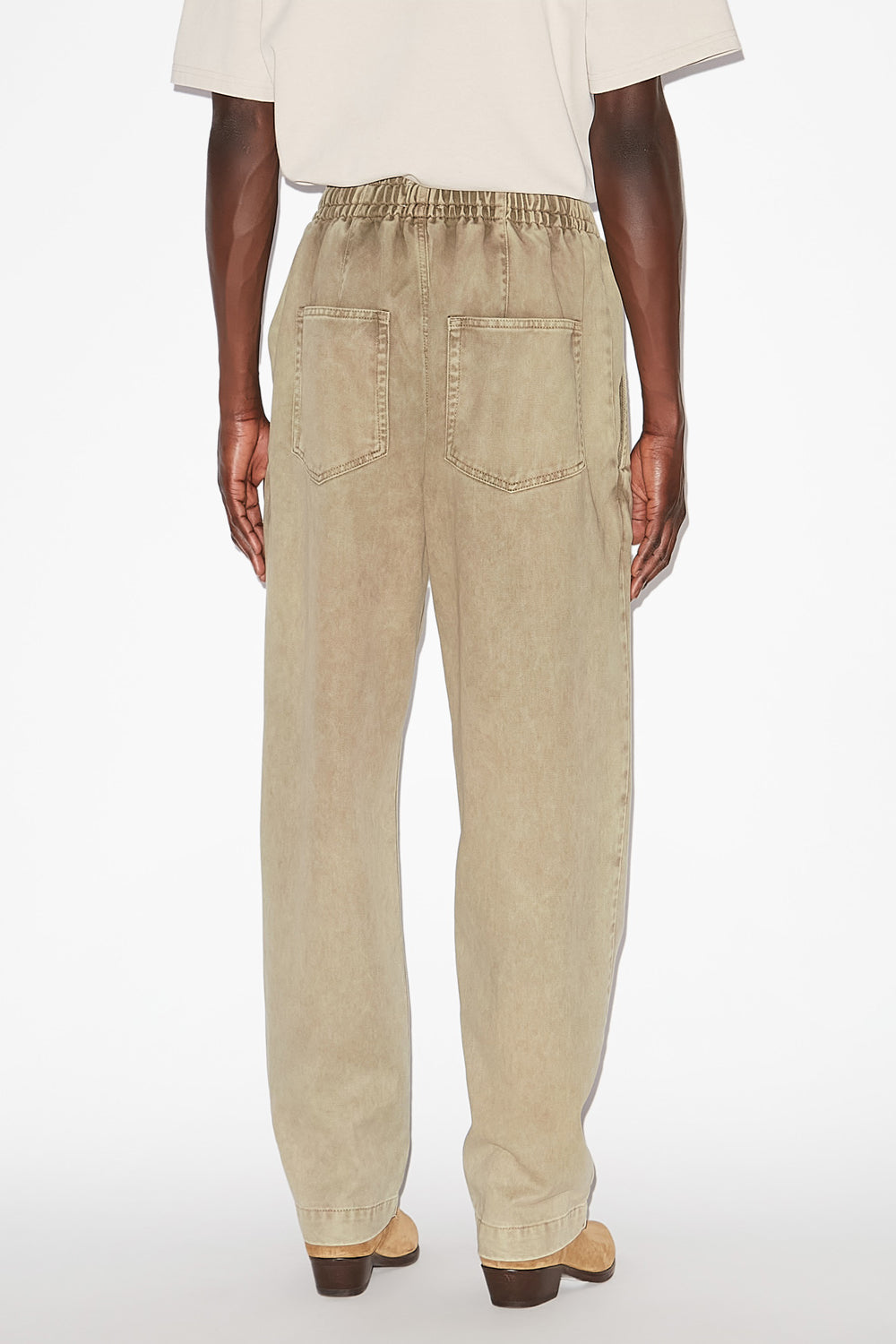 Jeans timeo aus fließendem denim - Light khaki - Man - 5