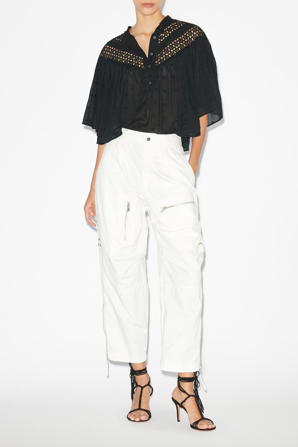 Kelvin pants - Ecru - Woman - 2