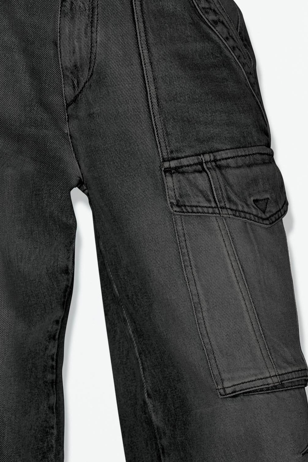 Heilani loose jeans with cargo pockets - Black - Woman - 3