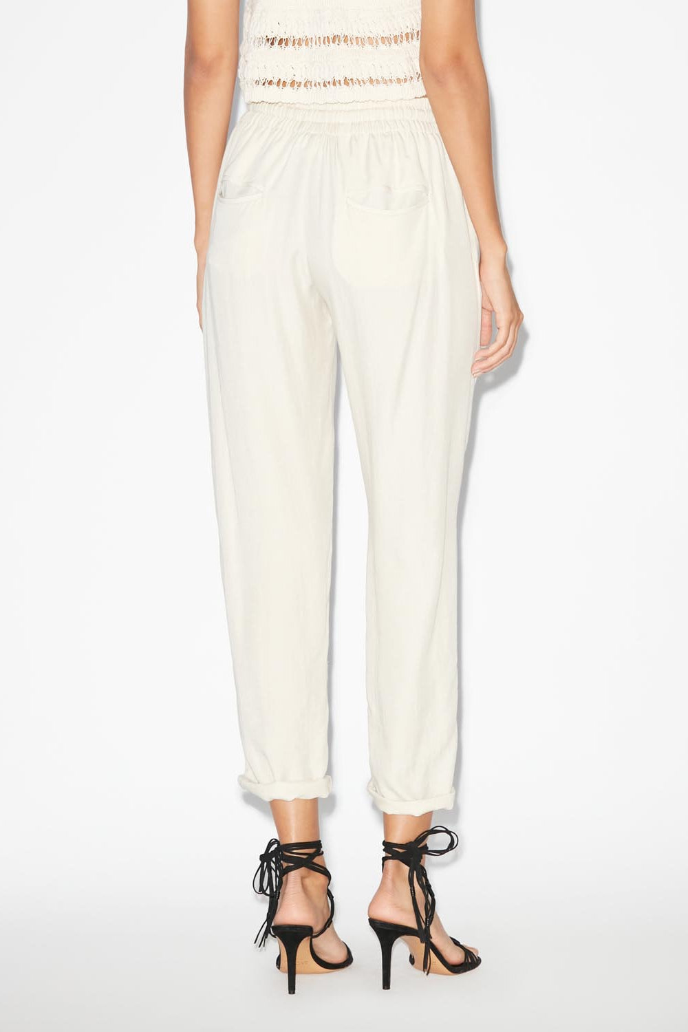 Flowy pants berati - Ecru - Woman - 5