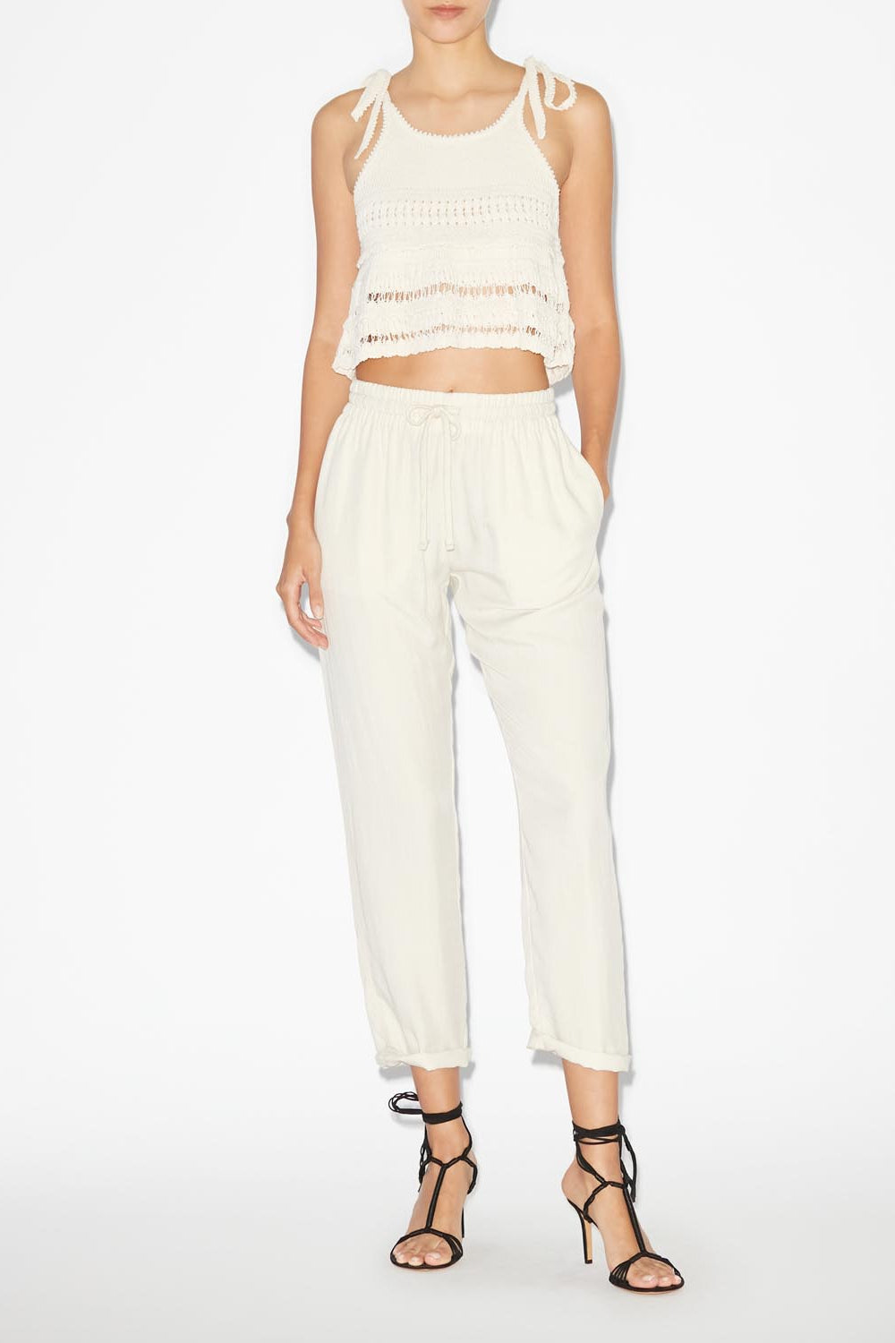 Flowy pants berati - Ecru - Woman - 2