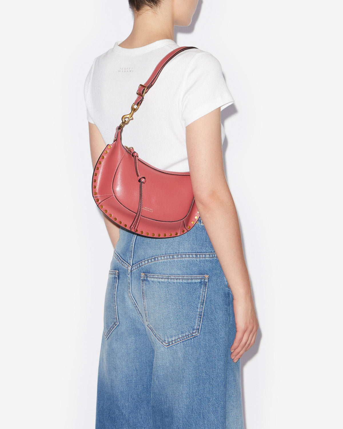 오스칸 문 백 Woman Antique pink 3