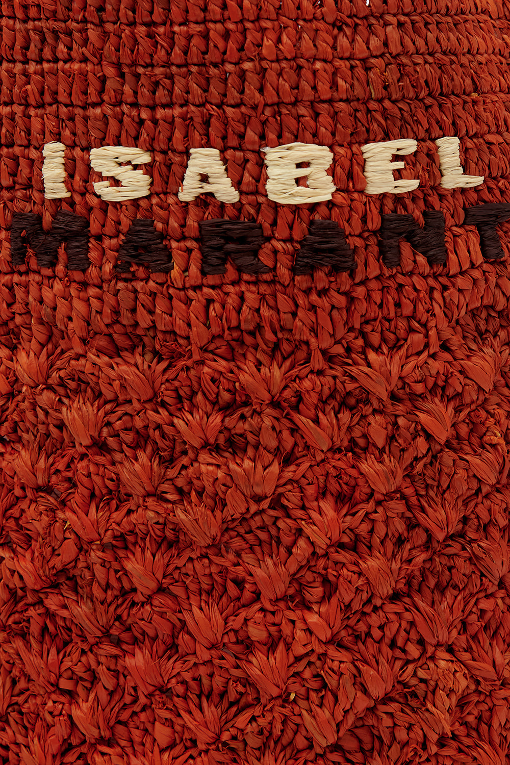 Bolso de rafia praia small - Naranja - Woman - 3