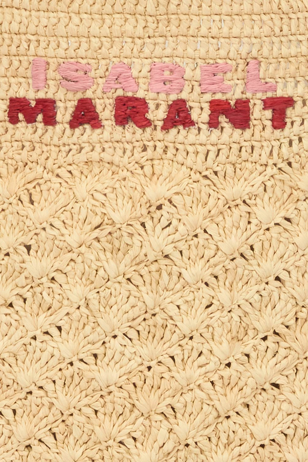 Praia small raffia bag - Natural/pink - Woman - 3