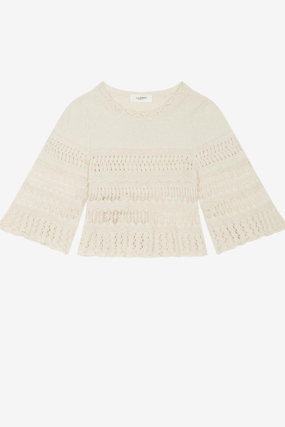 Frizy top - Ecru - Woman - 1