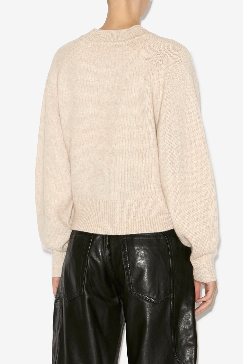 Leandra merinos wool and cashmere sweater - Light beige - Woman - 5