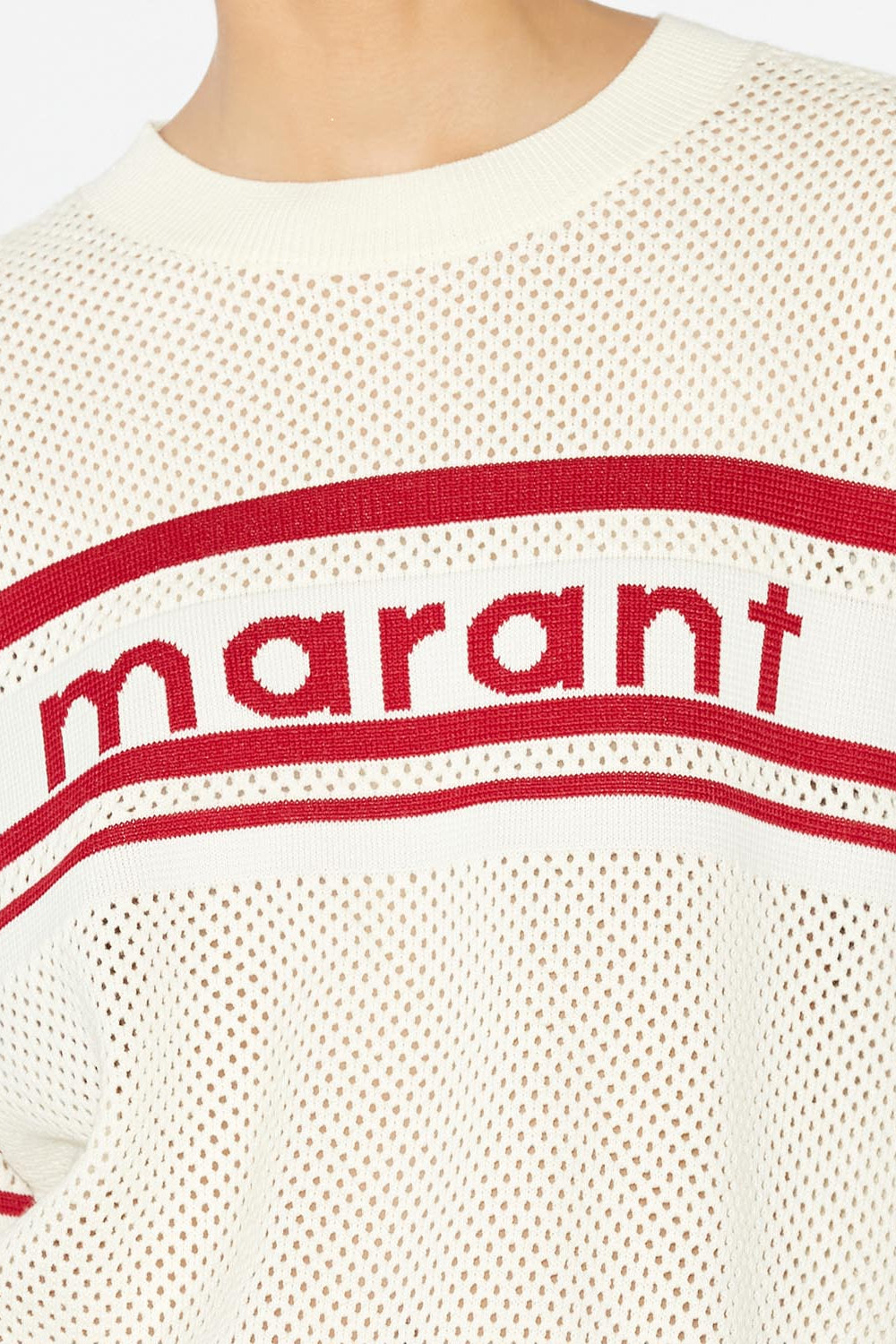 Arwen long-sleeve crechet sweater - Ecru - Woman - 3