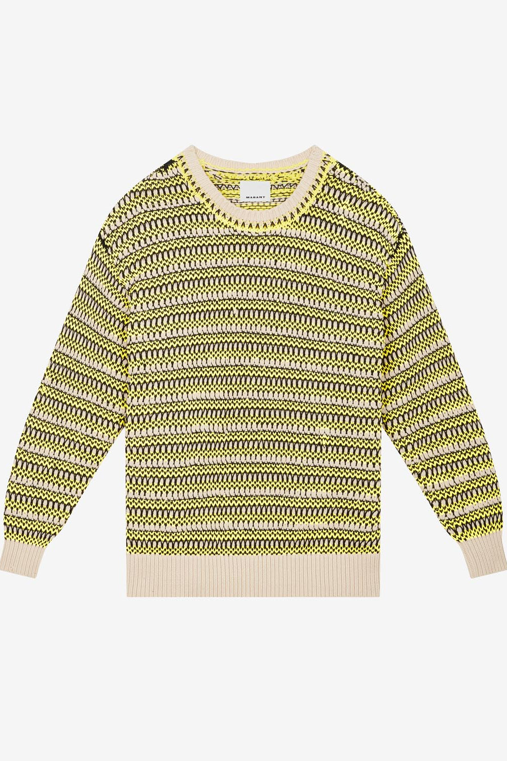 Pull hank - Jaune - Man - 1