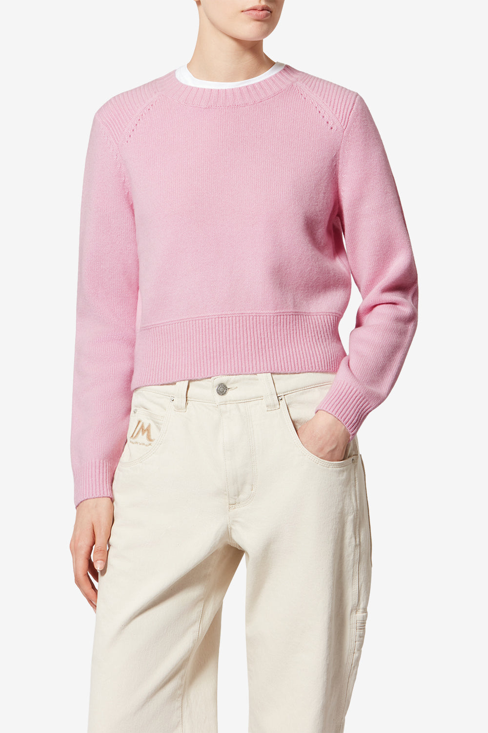 Cornelia wool sweater - Pink - Woman - 4