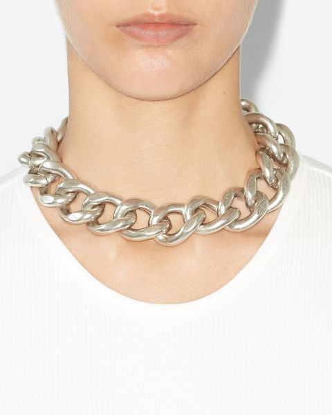 Colanna girocollo links Woman Argento 11