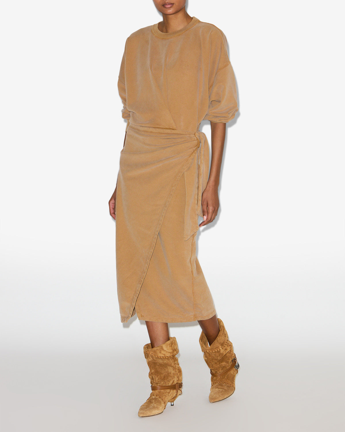 Robe sandrina Woman Caramel 4
