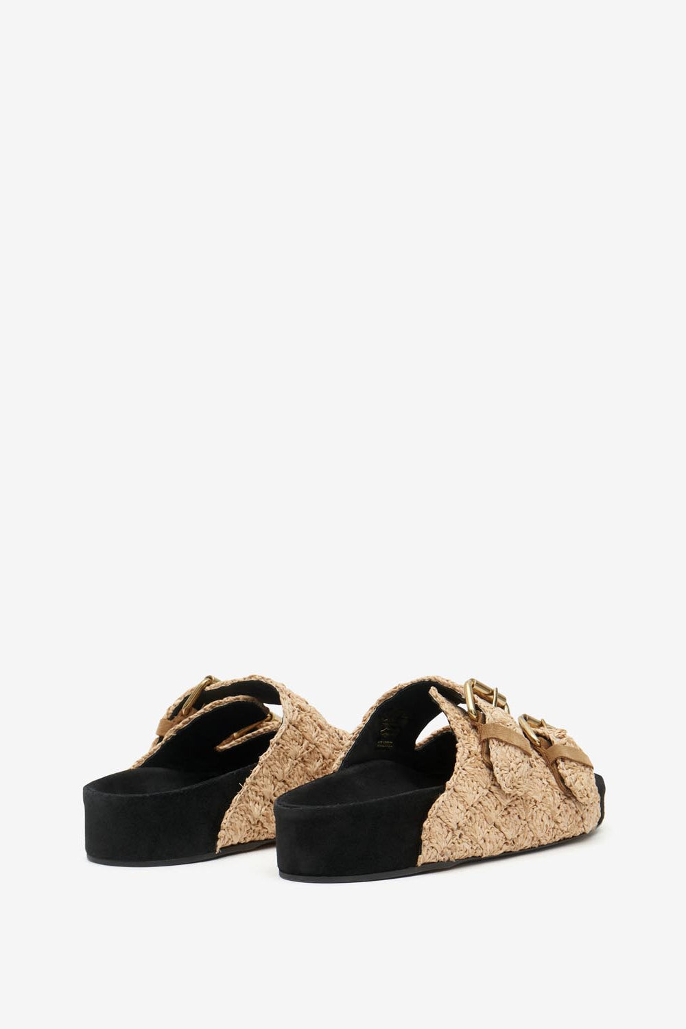 Offene sandalen aus raffiabst lennyo - Natürlich - Woman - 2