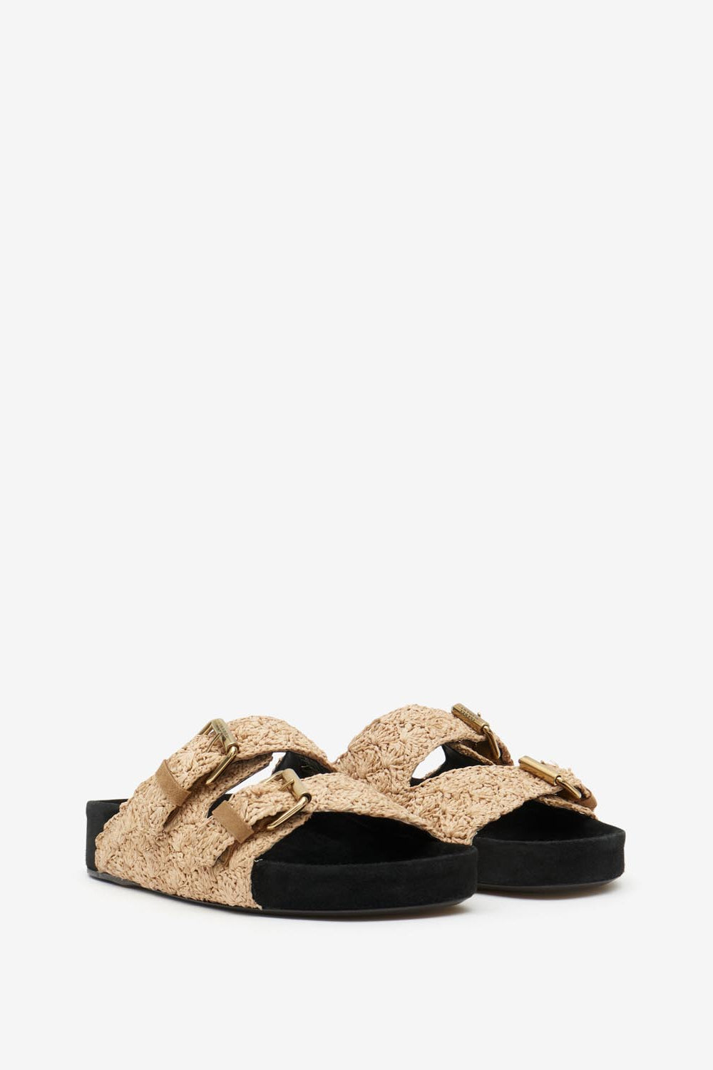 Offene sandalen aus raffiabst lennyo - Natürlich - Woman - 3