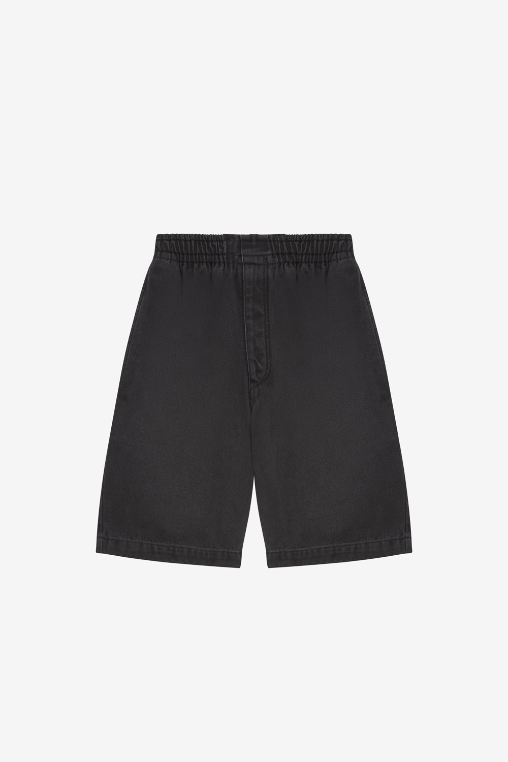 Shorts tyler aus fließendem denim - Schwarz gewaschen - Man - 1
