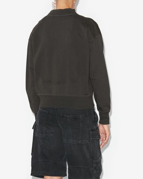Sweatshirt moby Woman Schwarz gewaschen 10