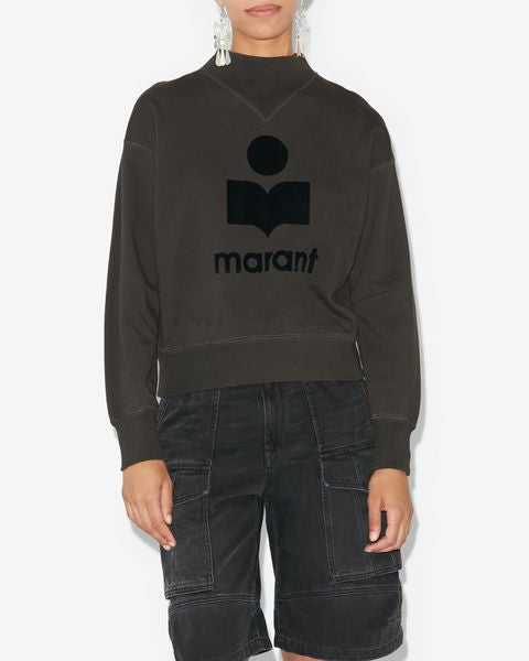 Sweatshirt moby Woman Schwarz gewaschen 12