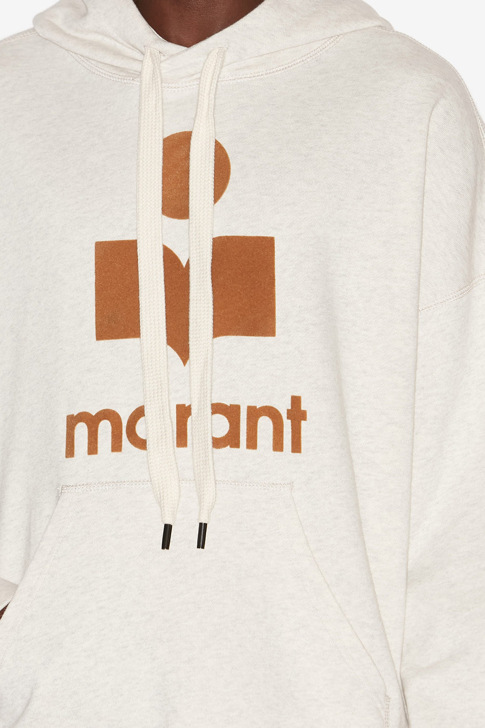 Kapuzensweatshirt miley aus baumwolle - Ecru/camel - Man - 3