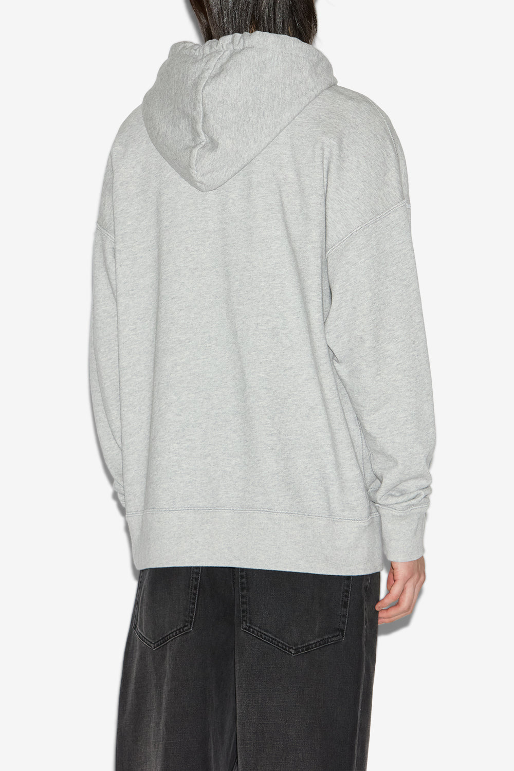 Sweatshirt à capuche miley en coton - Gris-bleu glacier - Man - 5