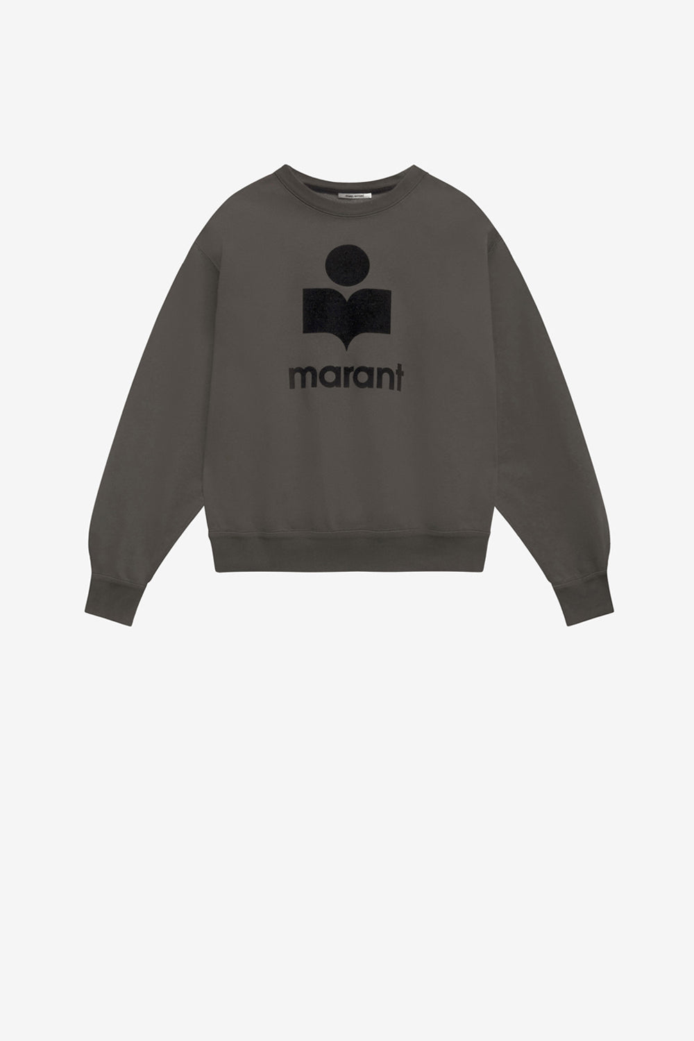 Sweatshirt molletonné à logo oversize mikoy - Noir délavé - Man - 1