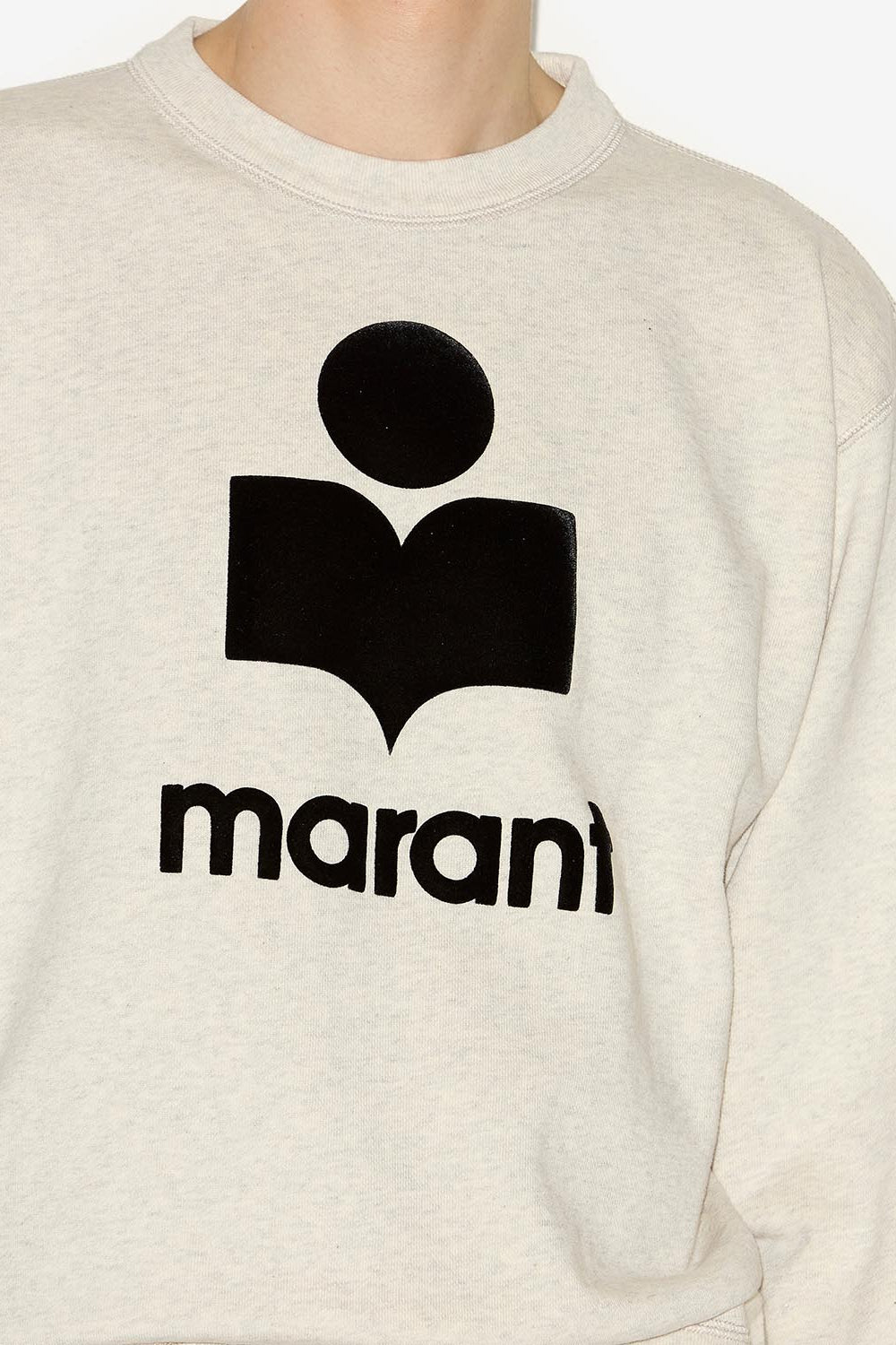 Sweatshirt mikoy en coton à logo - Écru - Man - 3