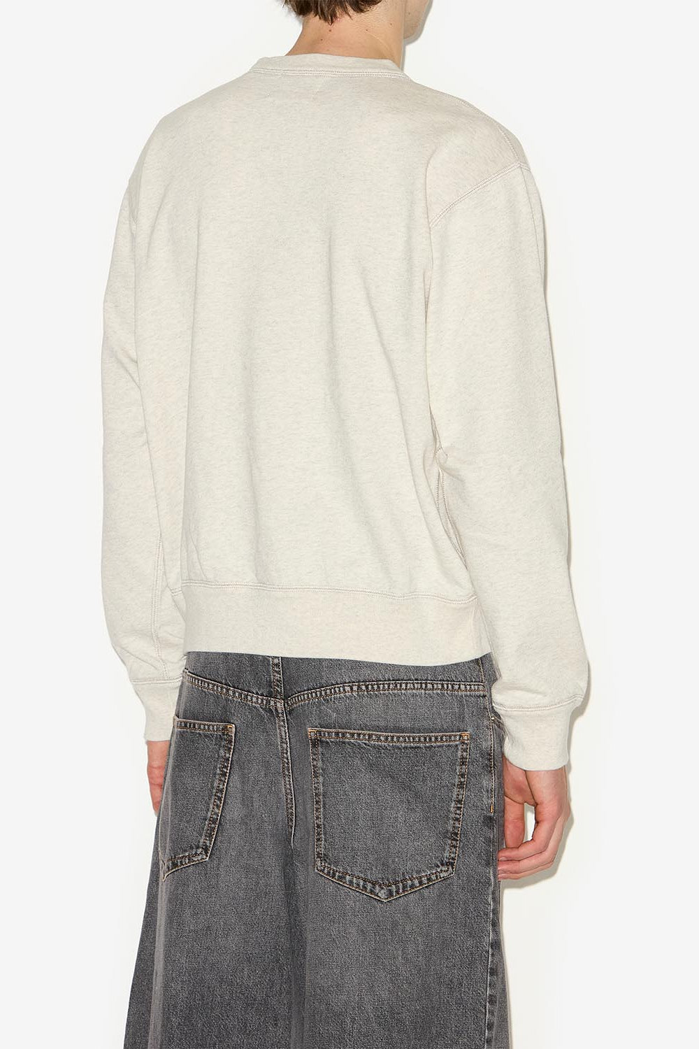 Sweatshirt mikoy en coton à logo - Écru - Man - 5