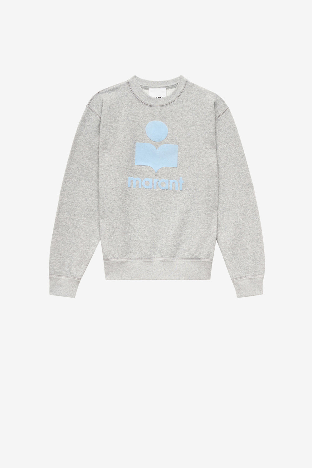 Sweatshirt mikoy en coton à logo - Gris-bleu glacier - Man - 1