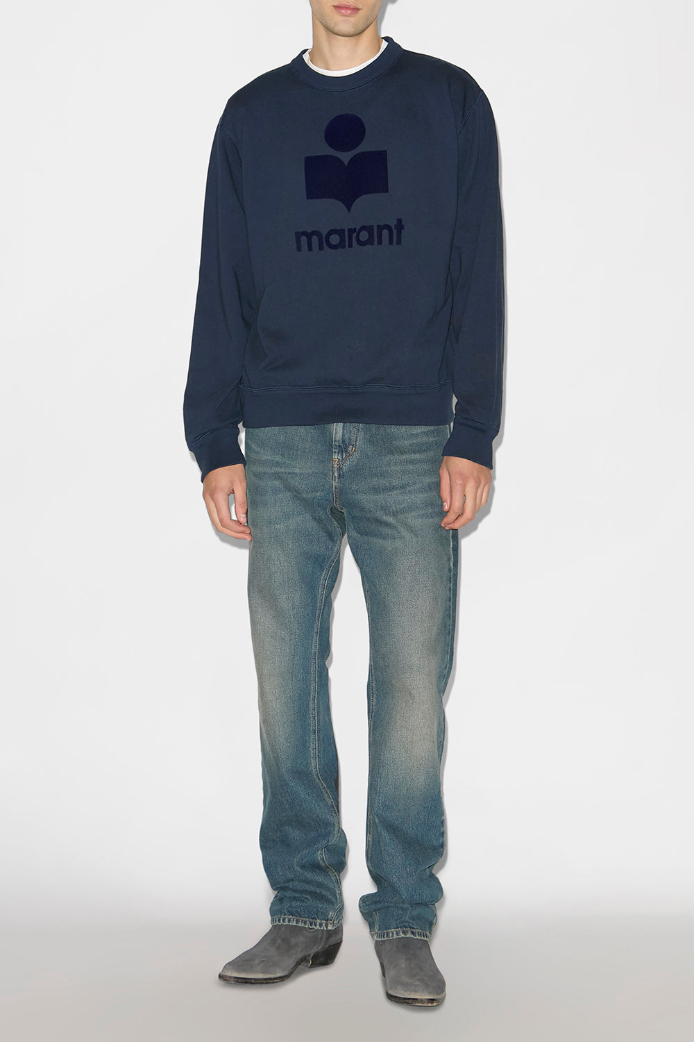 Sweatshirt mikoy aus baumwolle mit logo - Midnight-blue - Man - 2