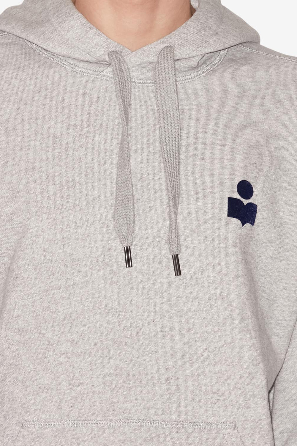 Sweatshirt matte mit logo - Gray and midnight blue - Man - 3