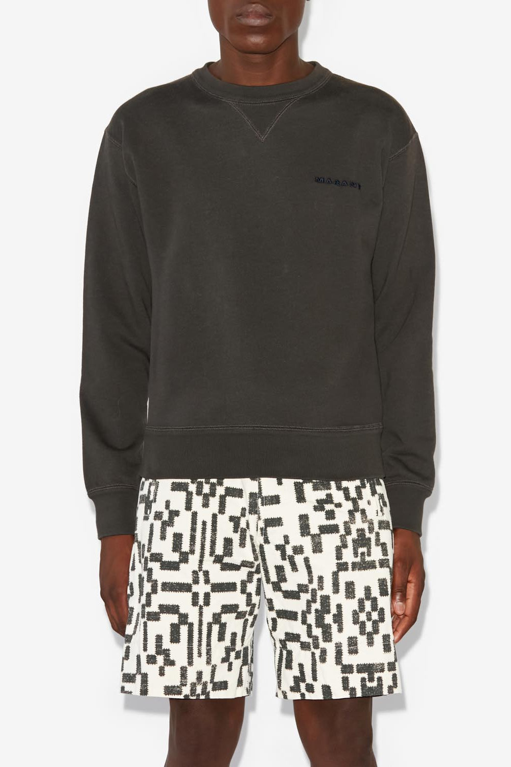 Sweatshirt mikis - Schwarz gewaschen - Man - 4