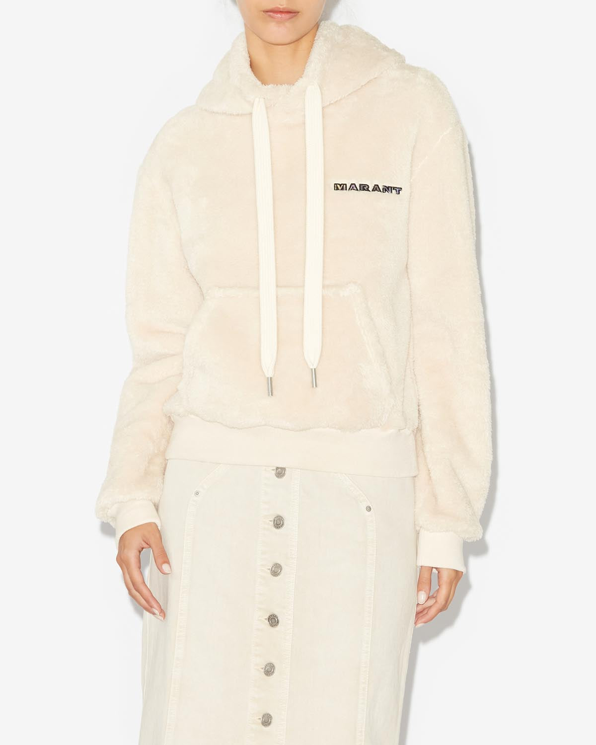 Maeva sweatshirt Woman Ecru 5