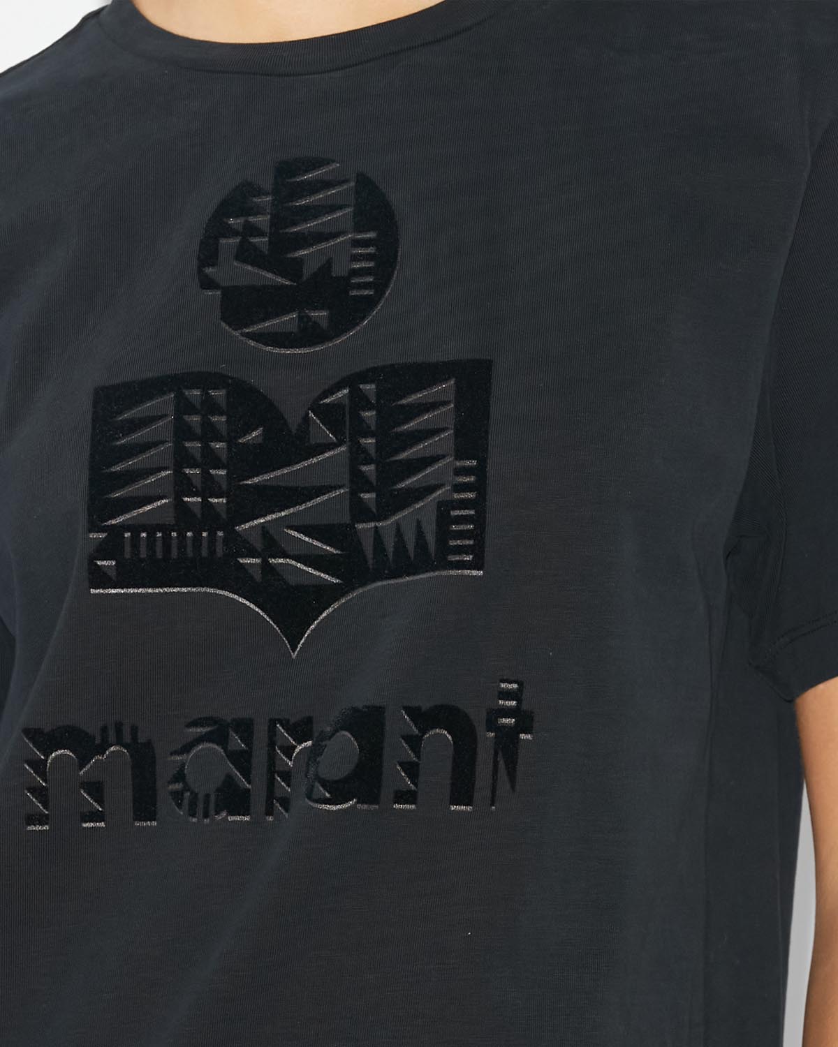 Zewel logo t-shirt Woman Negro 2