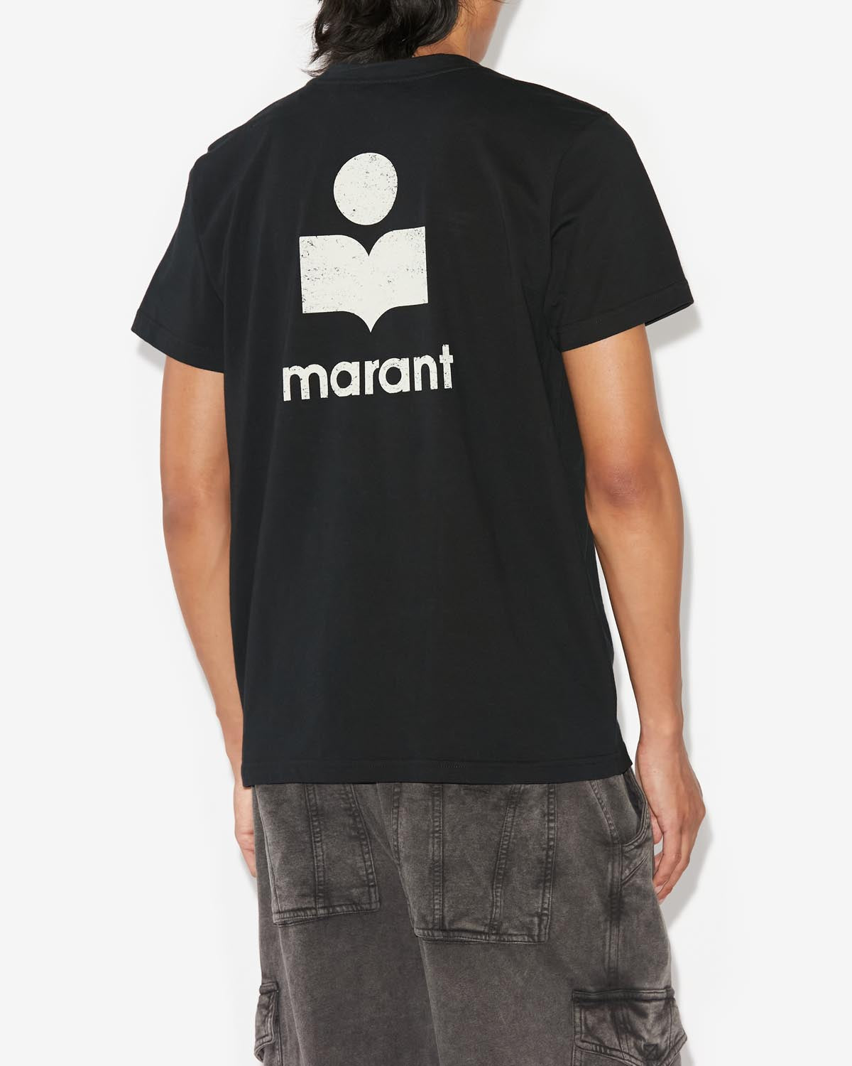Zafferh tee-shirt Man Black and ecru 3
