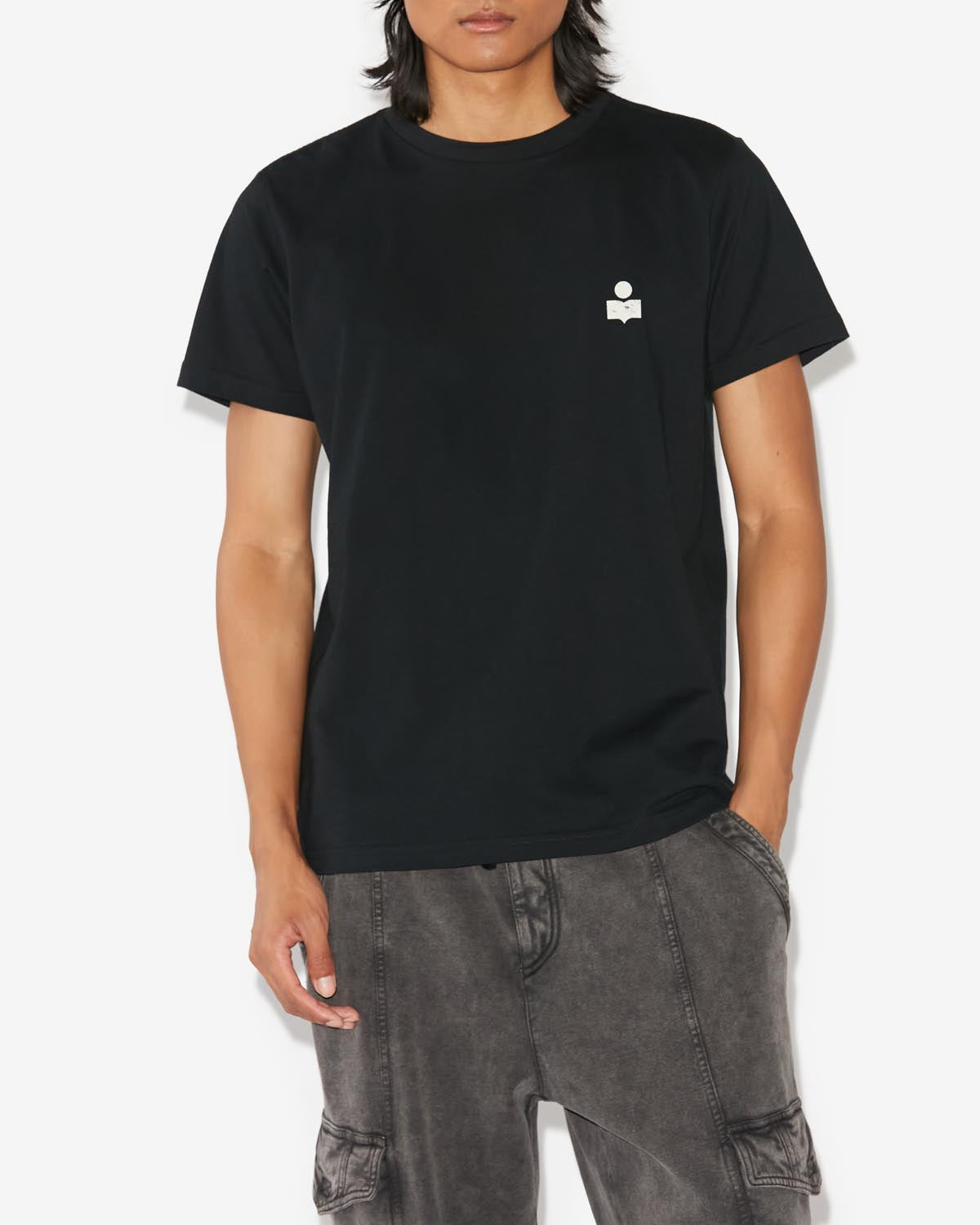 Zafferh tee-shirt Man Black and ecru 5