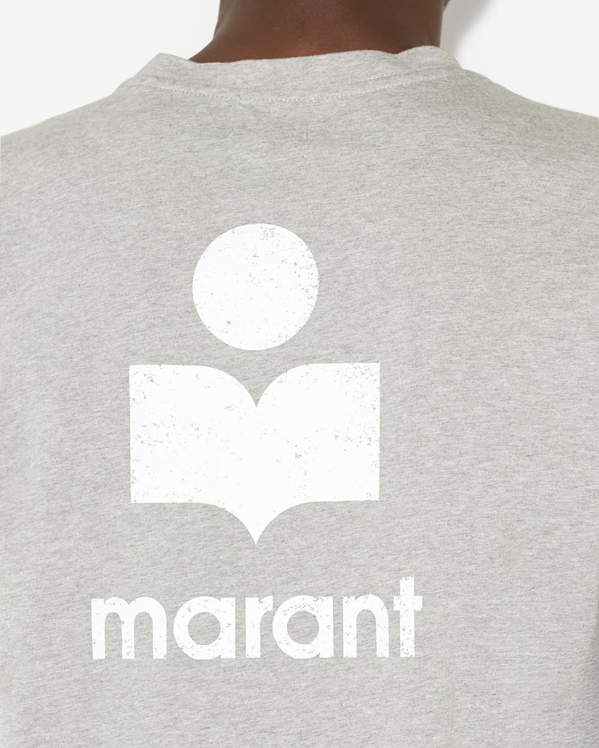 Zafferh tee-shirt Man Ecru and gray 2
