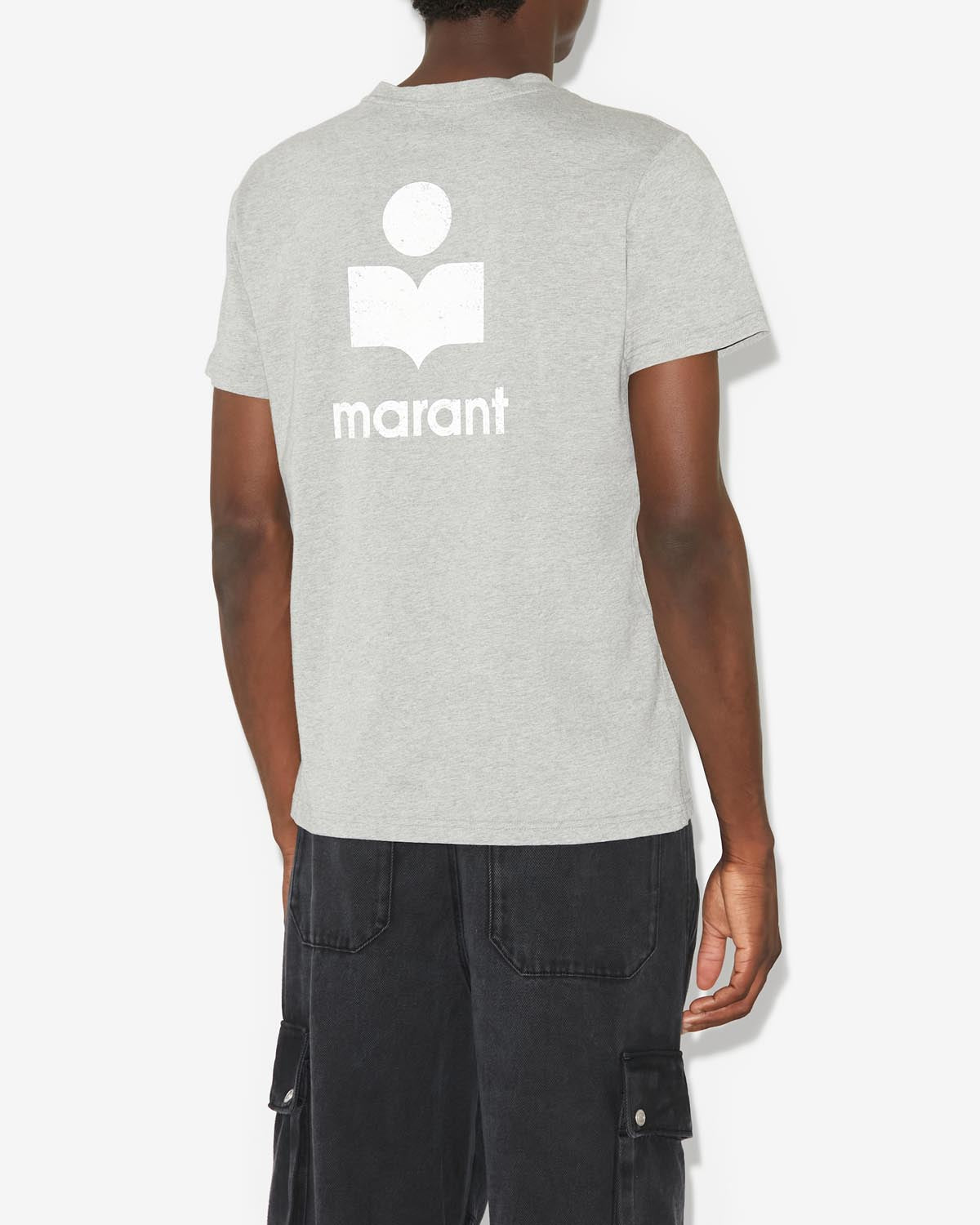 Zafferh tee-shirt Man Ecru and gray 3
