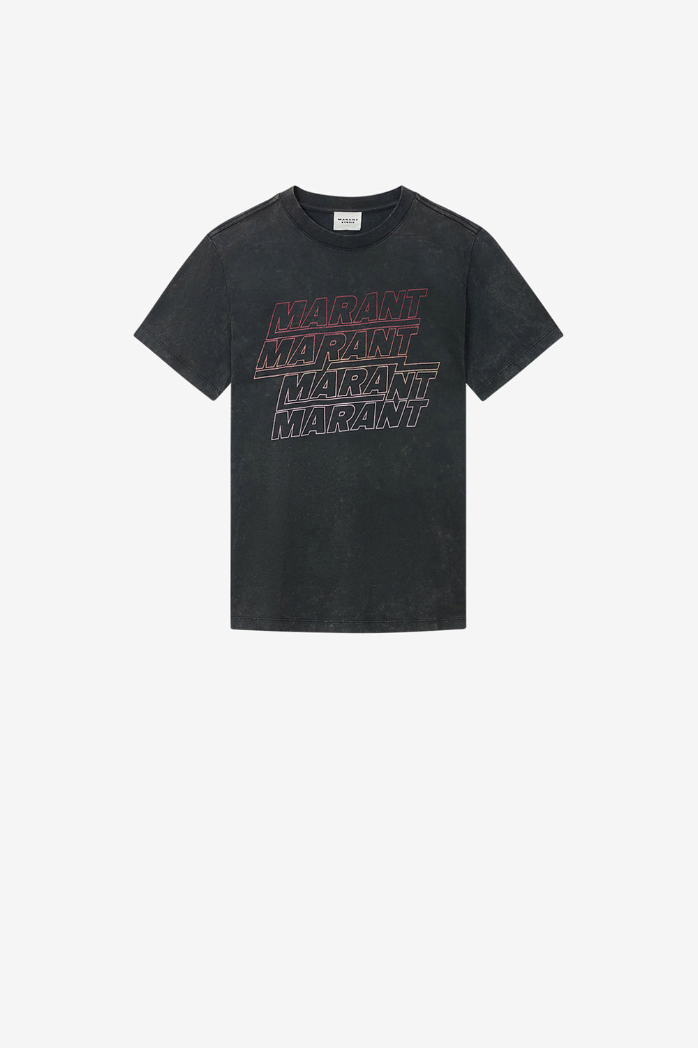 Zoeline short-sleeve cotton t-shirt - Offblack - Woman - 1