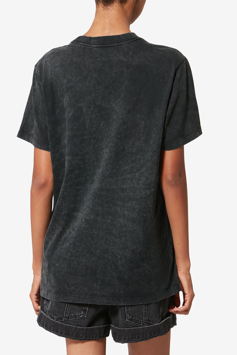 Zoeline short-sleeve cotton t-shirt - Offblack - Woman - 5