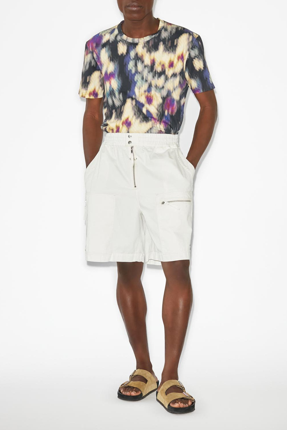 Honore 로고 티셔츠 - Ochre-black - Man - 2