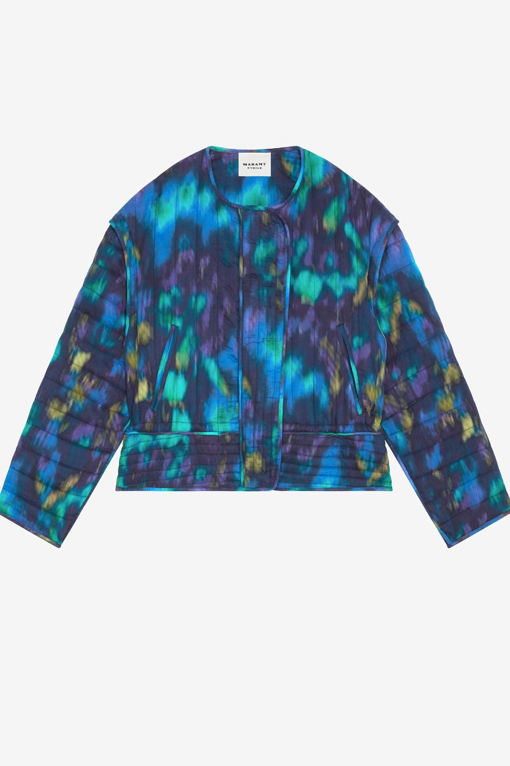 Gelio quilted jacket - Blue-green - Woman - 1